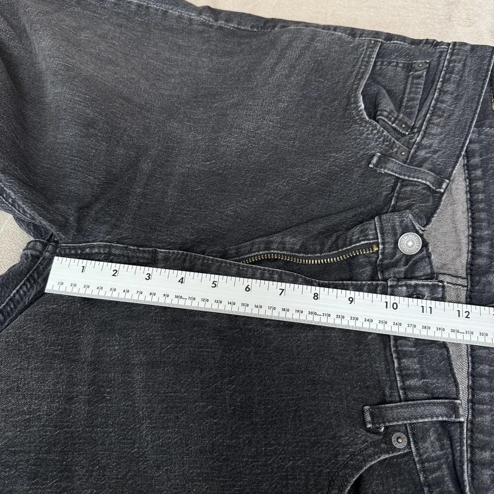 Levis 541 Jeans Mens 38x32 Black Wash Tapered Athletic Fit Stretch Denim